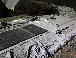 Single cell culvert covered with 20mm Projex Damtec SBM & Geotextile